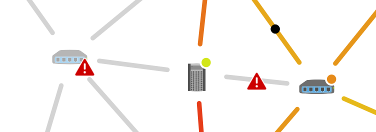 Network monitoring broken link